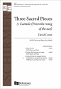 David Conte, Three Sacred Pieces: No. 3. Canticle SATB, Piano Four-hands Stimme