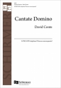 David Conte, Cantate Domino SATB/SATB Stimme