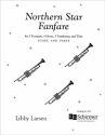 Libby Larsen, Northern Star Fanfare Blechblserensemble Partitur + Stimmen