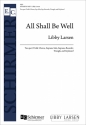 Libby Larsen, All Shall Be Well Soprano, 2-part, Soprano Recorder, Perc. [Triangle], Piano or Organ Stimme