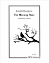 Randall Thompson, The Morning Stars SATB and Piano Stimme