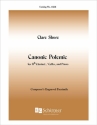 Clare Shore, Trio: Canonic Polemic Clarinet, Cello and Piano Buch