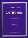 David Conte, Antiphon Brass Quartet, Organ and opt. Timpani Partitur + Stimmen