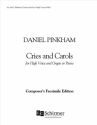 Daniel Pinkham, Carols and Cries High Voice and Keyboard [Organ or Piano] Buch