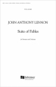 John Anthony Lennon, Suite of Fables for Narrator & Orchestra Orchestra Partitur