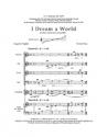 Conrad Susa, I Dream a World SATB, Handbells Stimme