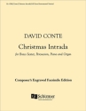 David Conte, Christmas Intrada Blechblserensemble Partitur