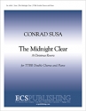 Conrad Susa, The Midnight Clear TTBB Double Chorus Solo Piano Stimme