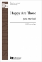 Jane Marshall, Happy are Those SATB and Organ Stimme