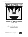 Daniel Pinkham, Odes English Horn, Organ Buch + Einzelstimme