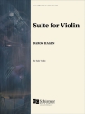 Daron Hagen, Suite for Violin Violin Buch