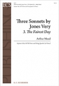 Arthur Maud, Three Sonnets by Jones Very: No 3 The Fairest Day SATB and Piano Stimme