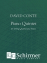 David Conte, Piano Quintet Piano and String Quartet Partitur + Stimmen