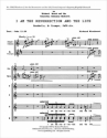 Richard Wienhorst, I Am the Resurrection and the Life SATB, B-Flat Trumpet, Handbells Partitur