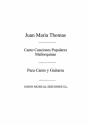 Cuatro Canciones Populares Mallorquinas Vocal and Guitar Buch