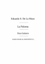 La Paloma Habanera (E Sainz De La Maza) Gitarre Buch