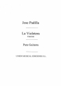 Jose Padilla, Jose Padilla: La Violetera - Cancion Gitarre Buch