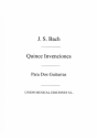 Quince Invenciones A Dos Voces Gitarre Buch