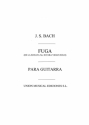 Johann Sebastian Bach, Fuga De La Sonata 3 (Diaz Cano) Guitar Gitarre Buch