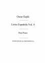 Oscar Espla, Lirica Espanola Vol.4 For Piano Klavier Buch