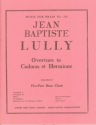 Jean-Baptiste Lully, Overture to Cadmus and Hermione Blechblserquintett Partitur + Stimmen