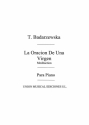 La Oracion De Una Virgen For Piano Klavier Buch