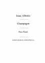 Isaac Albniz, Champagne Vals De Salon Klavier Buch