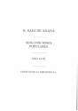 6 Canciones Populares for mixed chorus a cappella score