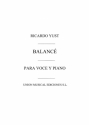 Balance Vocal and Piano Partitur