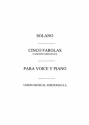 Cinco Farolas Vocal and Piano Buch