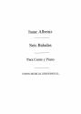 Isaac Albniz, Albeniz: Seis Baladas for Voice and Piano Vocal and Piano Buch