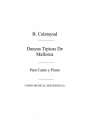 Bartolome Calatayud, Danzas Tipicas De Mallorca Vocal and Piano Buch