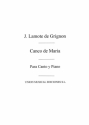 Canco De Maria for Voice and Piano Vocal and Piano Buch