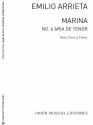 Emilio Arrieta, Marina No.6 Tenor, SATB and Piano Chorpartitur