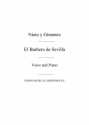 Nieto & Gimenez, El Barbero De Sevilla (No 4-Polaca) Vocal and Piano Buch