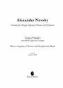 Sergei Prokofiev, Alexander Nevsky Mezzo Soprano, Chorus and Sympnic Band Partitur + Stimmen