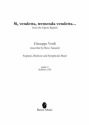 Giuseppe Verdi, S, vendetta, tremenda vendetta... Soprano, Baritone and Symphonic Band Partitur + Stimmen