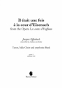 Jacques Offenbach, Il tait une fois  la cour d'Eisenach Tenor, Male Choir [Ad Lib.] and Symphonic Band Partitur + Stimmen