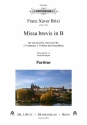 Missa brevis in B fr Soli, gem Chor, 2 Trompeten, 2 Violinen und Generalbass Partitur