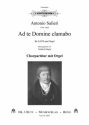 Salieri, Antonio, Ad te dominue clamabo SATB und Orgel