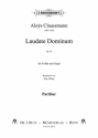 Claussmann, Aloys, Laudate Dominum SABar und Orgel