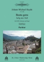 Haydn, Johann Michael, Beata gens- Selig das Volk SATB, 2 Vl, Vc/Kb und Orgel (2 Ob und 2 Hr [F] ad lib.)