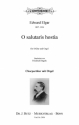 Elgar, Edward, O salutaris hostia SABar und Orgel