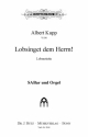 Kupp, Albert, Lobsinget dem Herrn SABar und Orgel