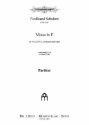 Schubert, Ferdinand, Missa in F Soli, SATB, Orchester und Orgel