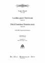 Danzi, Franz, Zwei Psalmvertonungen 1. Laudate pueri (Ps 113) SATB (Soli SATB ad lib.), Str und Orgel 2. Dixit Dominus (Ps 110) SATB, Str (2 Hr, Pk ad lib.) und Orgel