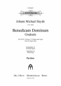 Haydn, Johann Michael, Benedicam Dominum SATB, Orchester (2 Hr, 2 Vl, Vc) und Orgel oder mit Orgel allein