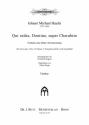 Haydn, Johann Michael, Qui sedes, Domine, super Cherubim SATB, Orchester (2 Vl, Vc ad lib.: 2 Trp) und Orgel