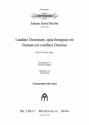 Eberlin, Johann Ernst, Laudate Dominum / Bonum est SATB und Orgel