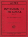 Carl Maria von Weber, Invitation to the Dance Violin and Cello Book & Part